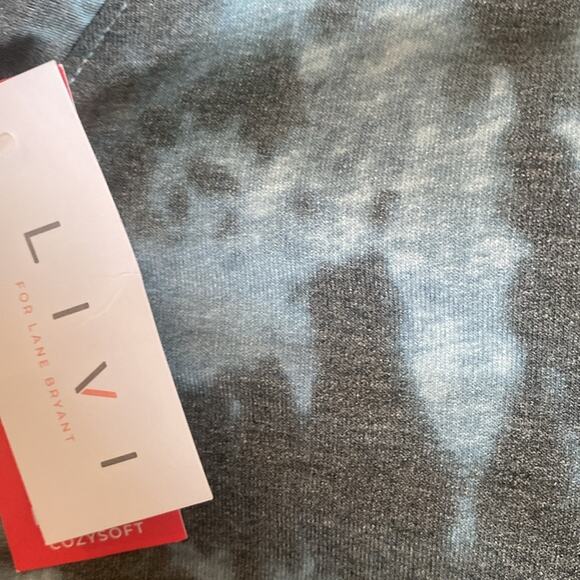 Lane Bryant LIVI CozySoft V-Neck Hooded Dress - Picture 10 of 10